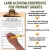 Land Acknowledgements for Primary Grades