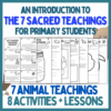 7 Sacred Indigenous Teachings Seven Sacred Teachings - Primary 7 Sacred Teachings Activity