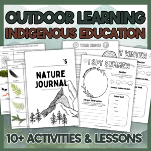 Outdoor Education Activities Bundle - Nature Journal and Indigenous Learning