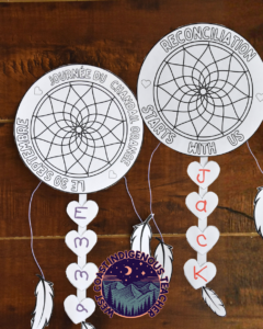 Orange Shirt Day Dreamcatcher Craft
