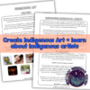 First Nations Art Lesson - Indigenous Art Activity