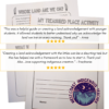 Land acknowledgement activity for elementary students with four activities and classroom bulletin board
