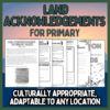 Land Acknowledgements for Primary Grades