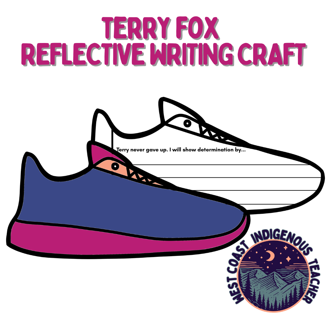 Terry Fox - An Indigenous Canada Hero - Writing Craft - Terry Fox Lesson