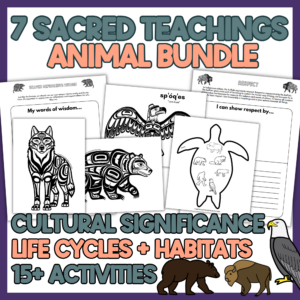 7 Sacred Teachings Bundle 7 Sacred Teachings Activity BUNDLE - Seven Sacred Teachings Activities