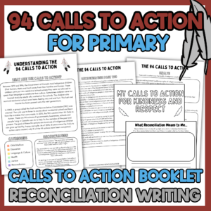 94 Calls to Action for Primary Students - Lesson and Booklet