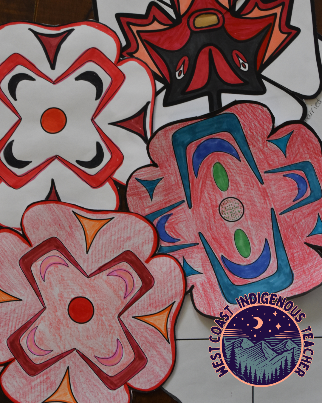 Remembrance Day Poppy Wreath Craft and Art Lesson Remembrance Day Poppy Wreath Craft - Northwest Coast Art