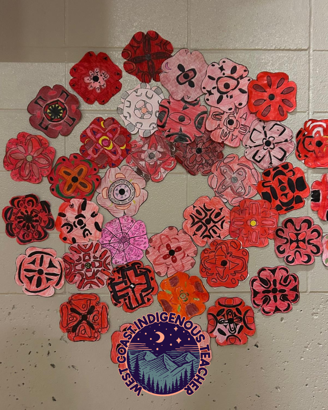 Remembrance Day Poppy Wreath Craft and Art Lesson Remembrance Day Poppy Wreath Craft - Northwest Coast Art