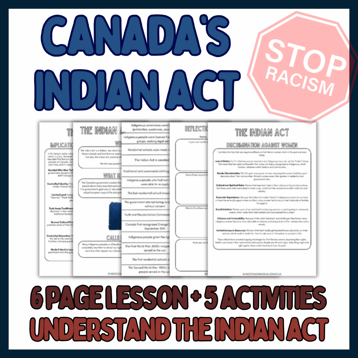 The Indian Act - Social Studies Canada - History Canada - Reconciliation Canada
