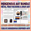 Indigenous Art Bundle Indigenous Art Canada BUNDLE - First Nations Art - Inuit Art - Métis Dot Art