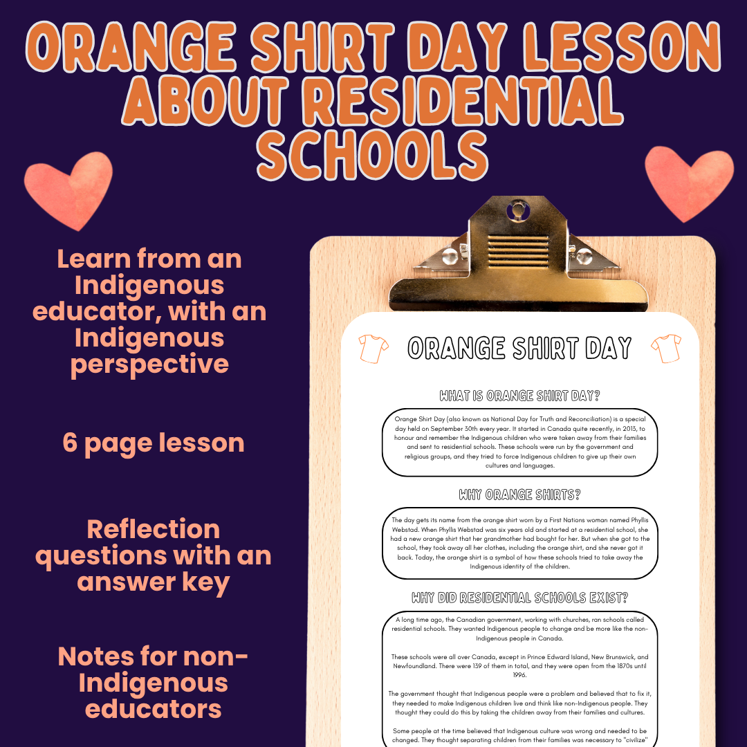 Orange-Shirt-Day-Lesson Orange Shirt Day Activity Bundle for Primary Grades - Residential Schools in Canada