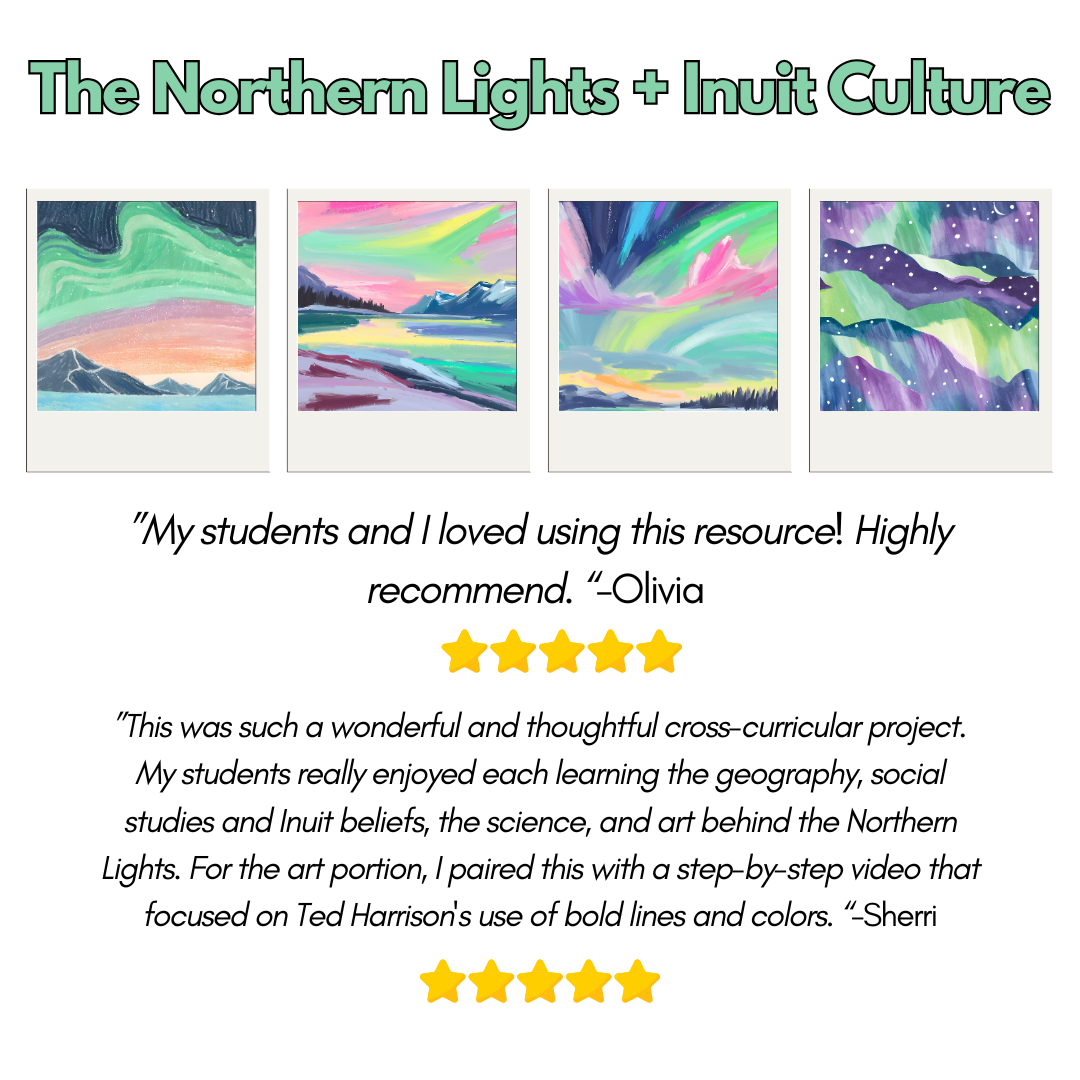 Inuit Culture Activities and Indigenous Winter Art Bundle