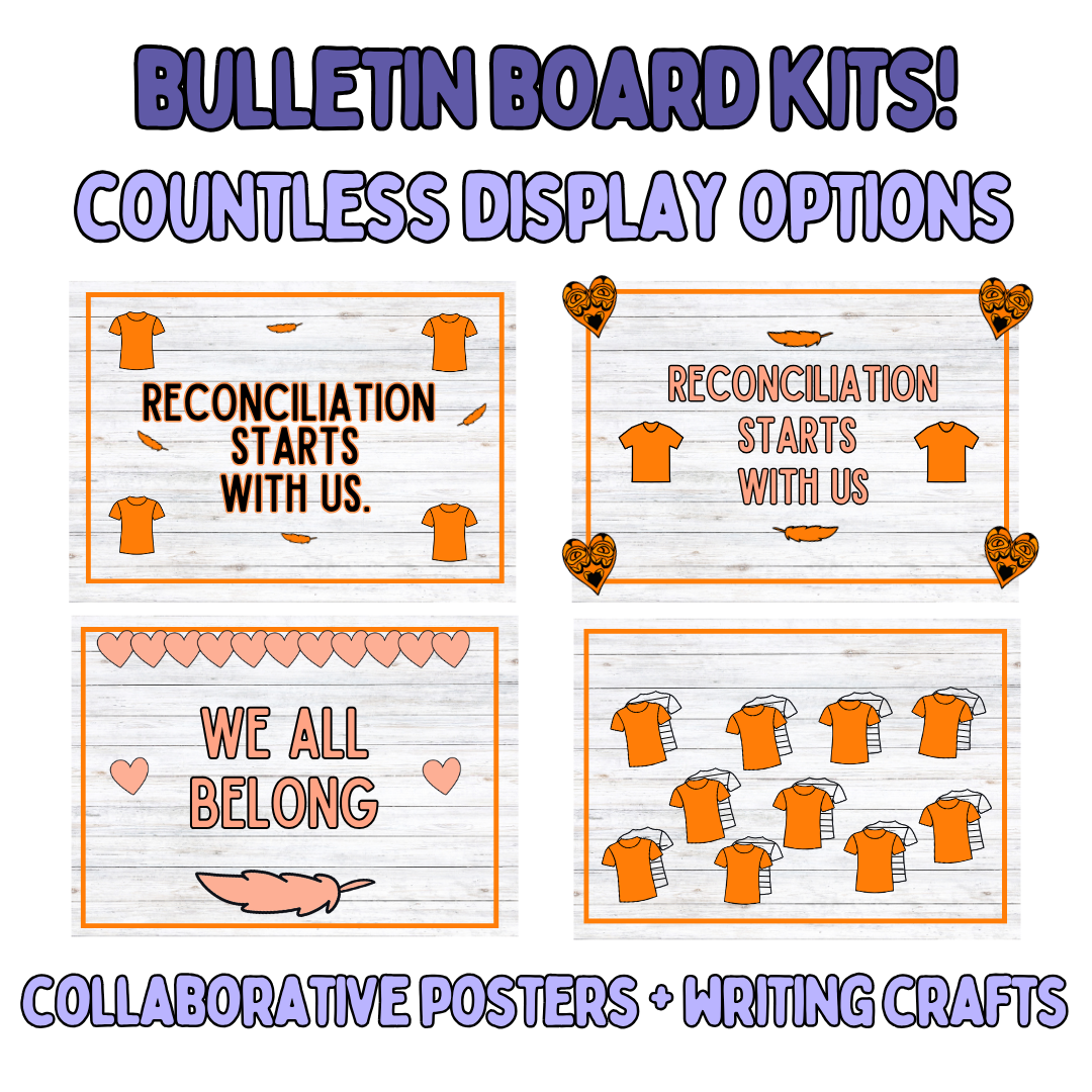 TPT Covers (2) Orange Shirt Day Activity Bundle for Primary Grades - Residential Schools in Canada