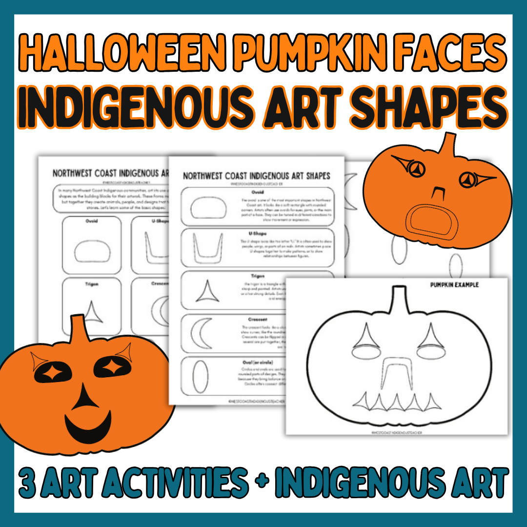 indigenous-art-canada-pumpkins (1) Indigenous Art Halloween Activities - Pumpkin Crafts and Lesson