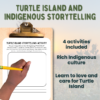 Turtle Island Creation Story Lesson - Indigenous Storytelling Activity