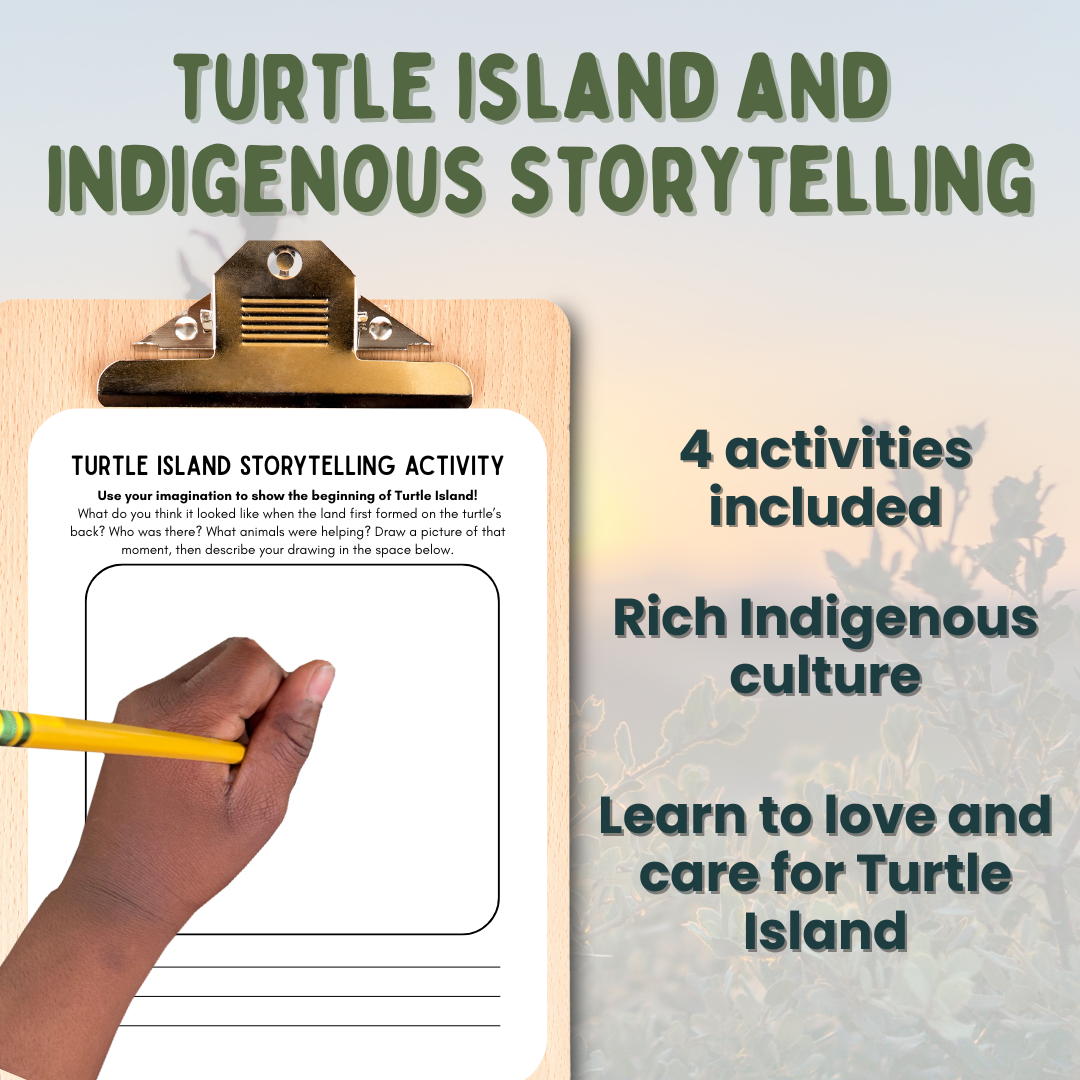 Turtle Island Creation Story Lesson - Indigenous Storytelling Activity
