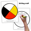 Medicine Wheel craft with student writing prompts