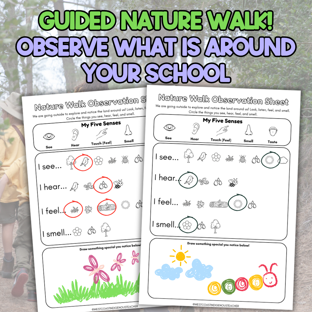 Student land acknowledgement writing activity and checklist