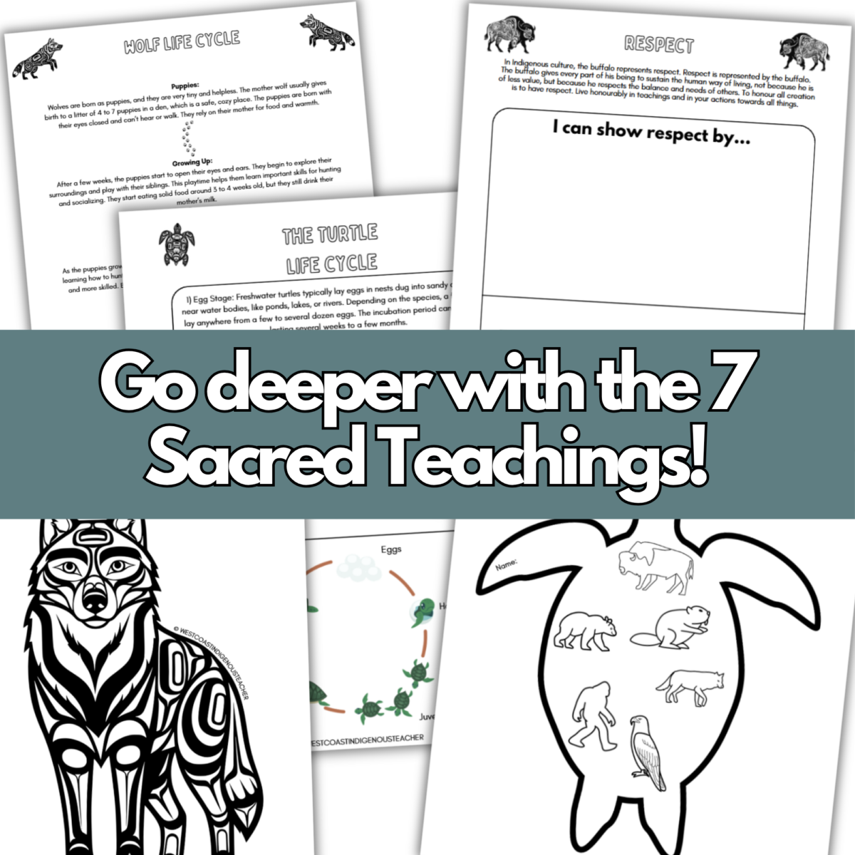 seven-sacred-teaching-activity-3 7 Sacred Teachings Activity BUNDLE - Seven Sacred Teachings Activities