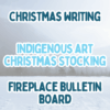 christmas-writing Indigenous Art Christmas Stocking Craft - Winter Writing