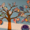 Métis Dot Art Activity - Fall Leaf Craft and Lesson