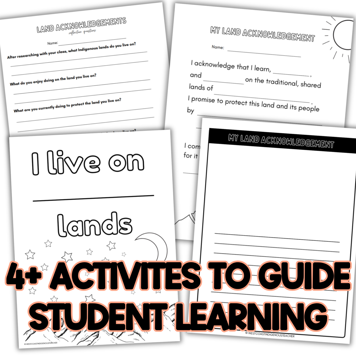 Land Acknowledgement Activities for Students Land acknowledgement activity for kids