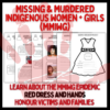 MMIWG Lesson and Red Dress Day Activities Red Dress Day activities about Missing and Murdered Indigenous Women and Girls