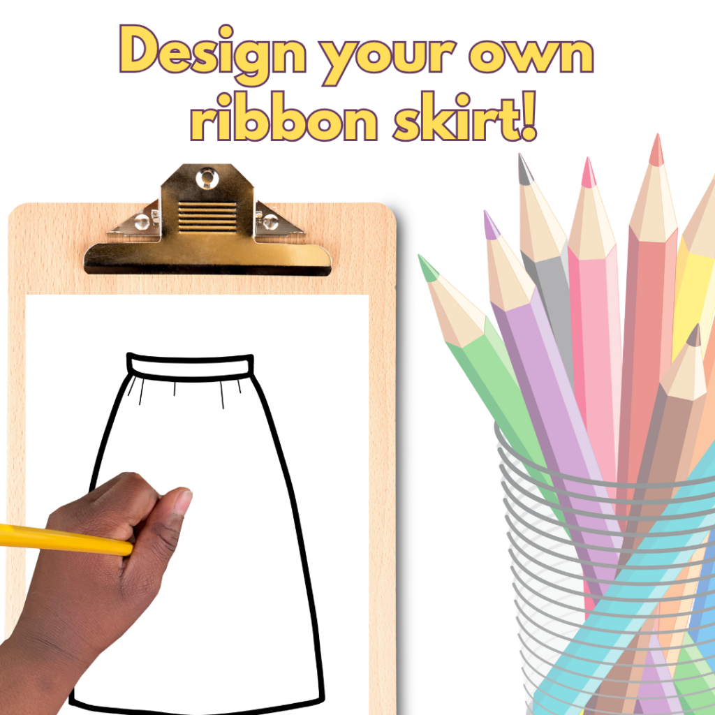 Design a ribbon skirt art activity for students