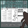 Sasquatch activities for kids with Indigenous story, writing craft and creative art activity