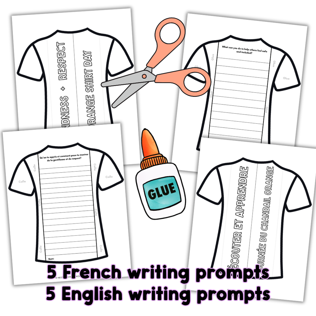 TPT Covers (21) Orange Shirt Day Craft Bundle | 5 Lessons and Activities