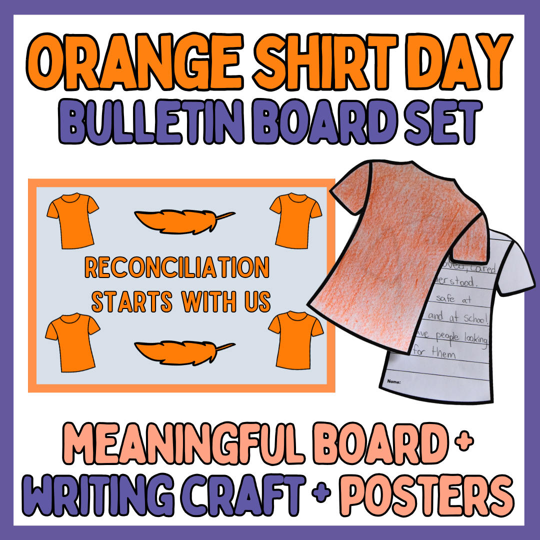 TPT Covers (22) Orange Shirt Day Craft Bundle | 5 Lessons and Activities