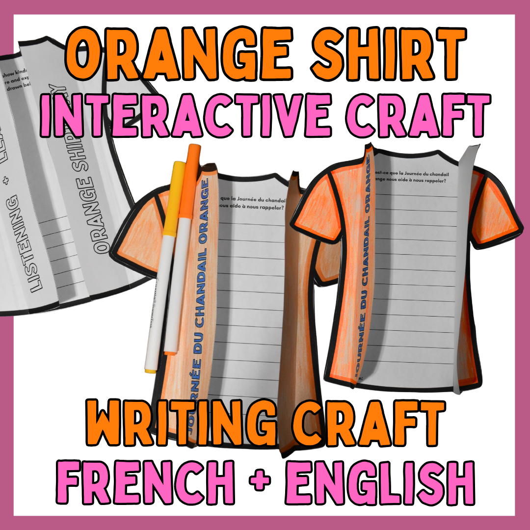 TPT Covers (24) Orange Shirt Day Craft Bundle | 5 Lessons and Activities