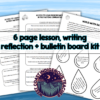 World Water Day writing activity and clean water craft for Grades 3 and up