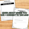 French Land Acknowledgement Activity - Reconnaissance Territoriale