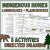 Indigenous Dwellings Lesson - Tipi, Longhouse and Plank House Activities