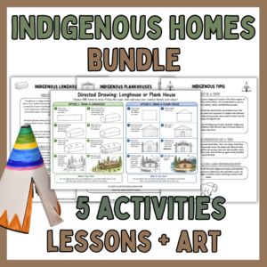 Indigenous Dwellings Lesson - Tipi, Longhouse and Plank House Activities