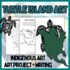 Turtle Island activities bundle with storytelling lesson, art project and collaborative posters