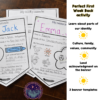 All about me banner craft with cultural identity and land acknowledgement lesson