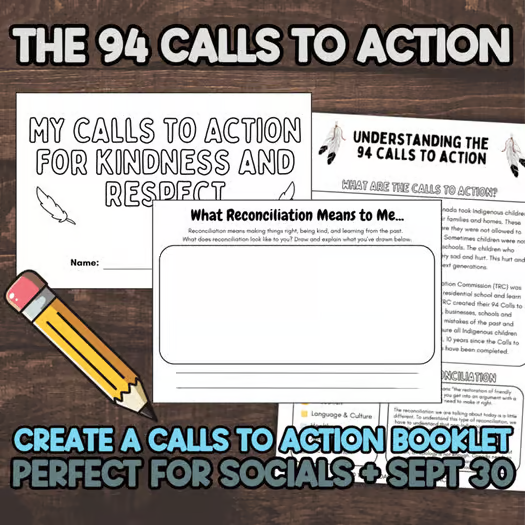 94 Calls to Action Activities for Students