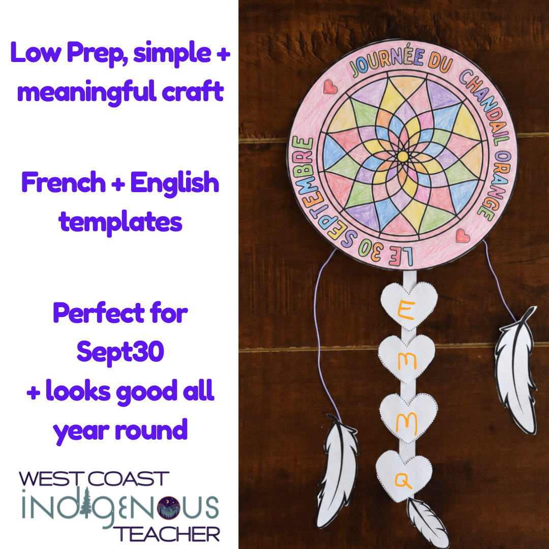 indigenous art orange shirt day activity Orange Shirt Day Craft Bundle | 5 Lessons and Activities