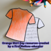 Orange Shirt Day Bulletin Board and Writing Activity | English + French