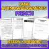 French Land Acknowledgement Activity - Reconnaissance Territoriale