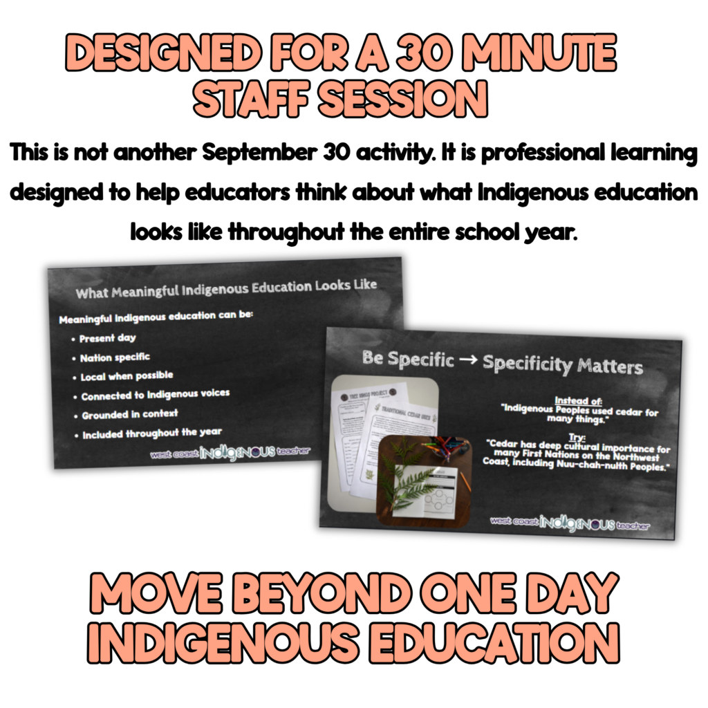 orange shirt day activities, professional development presentation for principals and administrators 