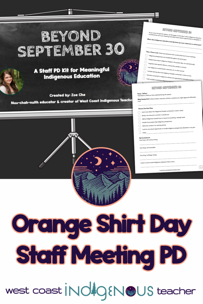 orange shirt day activities, professional development presentation for principals and administrators 