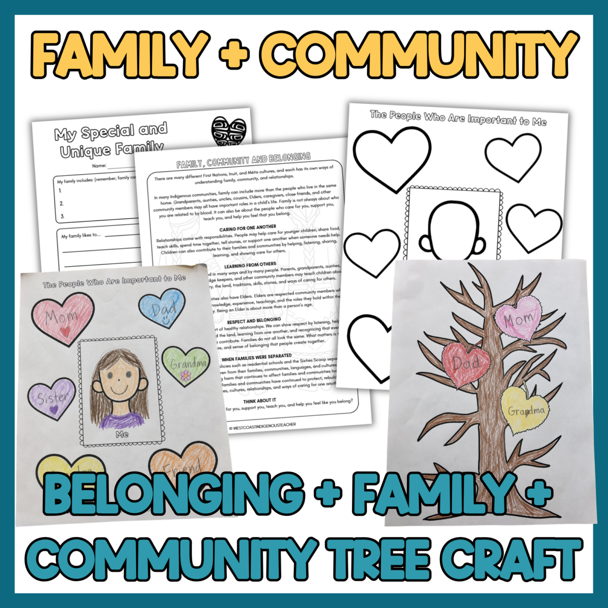 Family Tree Craft Family Tree Activity & Family Day Lesson - Indigenous Family and Community