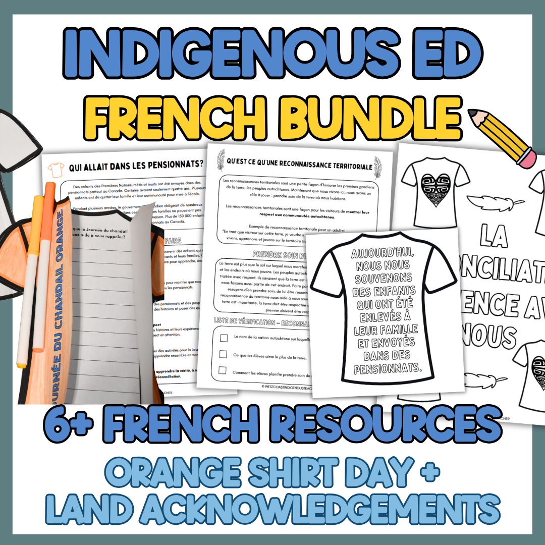 French Indigenous Education French Indigenous Resources - Growing Classroom Bundle