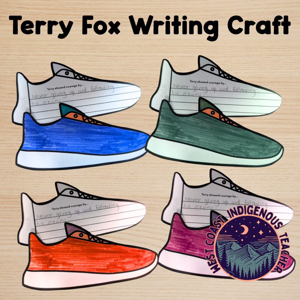 Terry Fox lesson and printable shoe activity