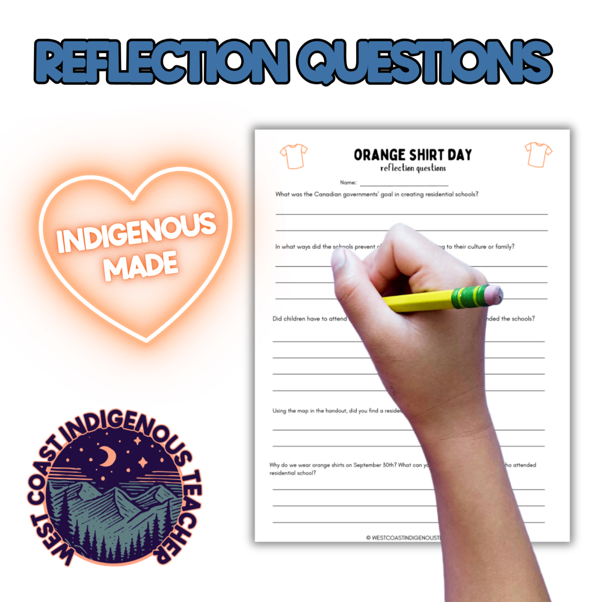 Residential Schools Lesson for Orange Shirt Day Residential schools lesson with maps for Orange Shirt Day