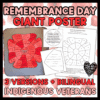 Indigenous Veterans Day activity Create a giant collaborative poppy for Indigenous Veterans Day and Remembrance Day with 25 student pieces, writing options, and an assembly guide.