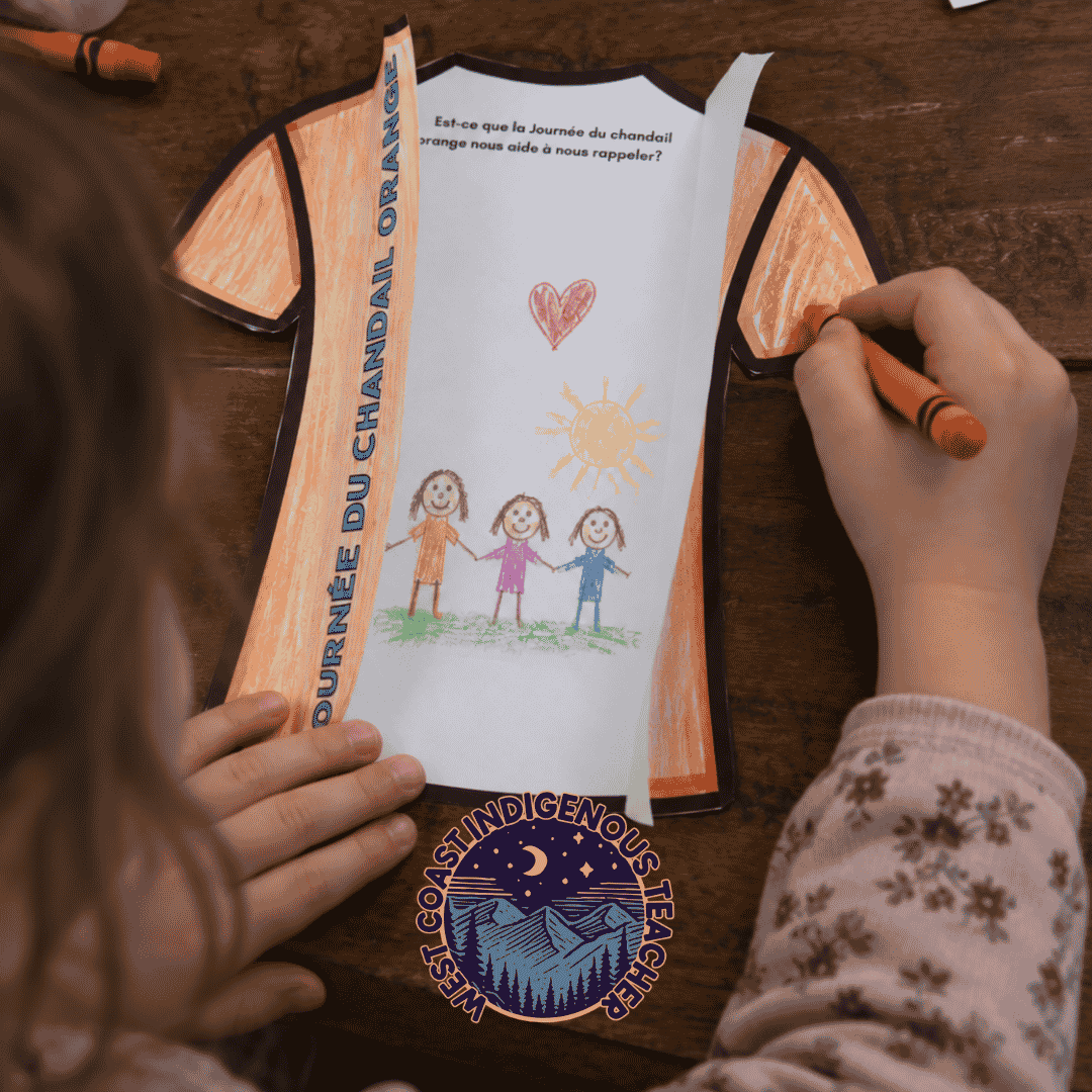 Orange Shirt Day craft for Kindergarten and Grade 1 students